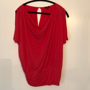 Peachish-orange summer top